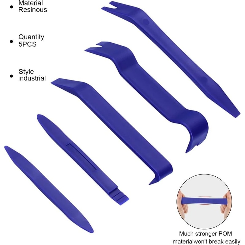 Car Trim Removal Tool Kit For Door Panels Dash Clips And Radio 1