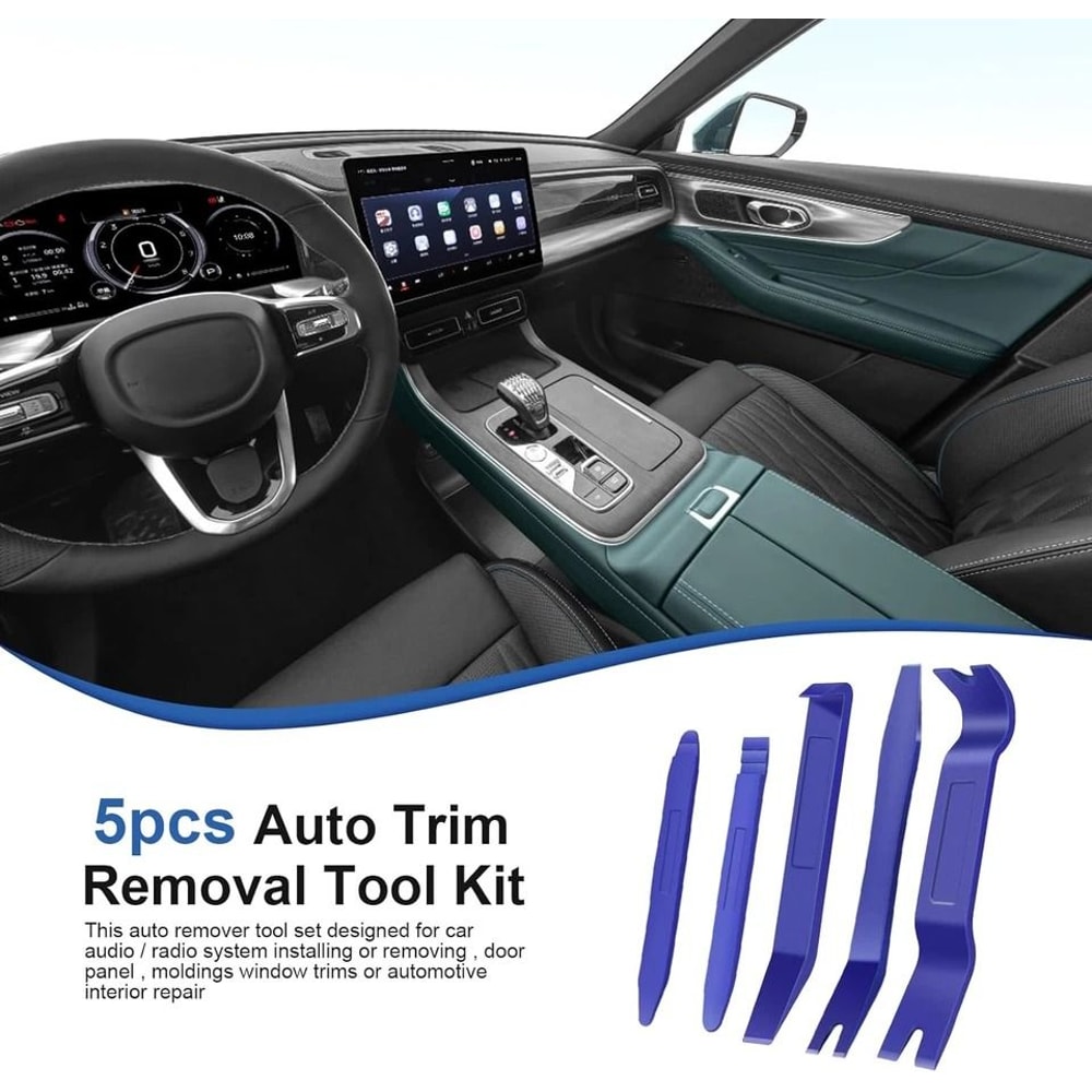 Car Trim Removal Tool Kit For Door Panels Dash Clips And Radio 2