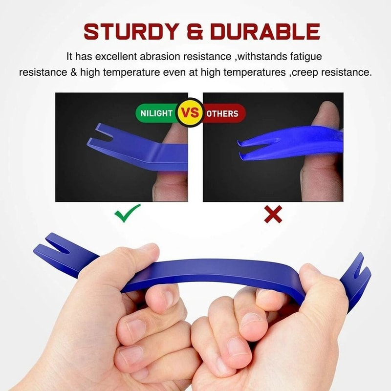 Car Trim Removal Tool Kit For Door Panels Dash Clips And Radio 4