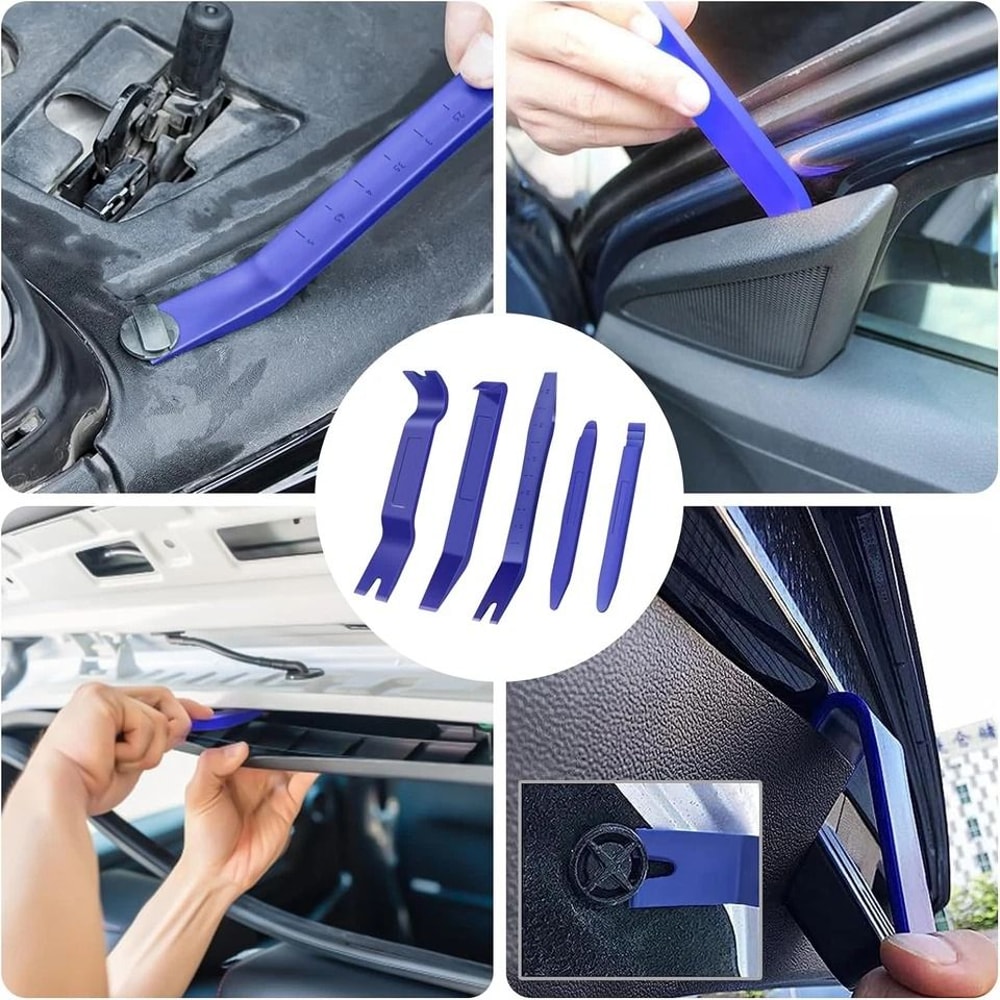 Car Trim Removal Tool Kit For Door Panels Dash Clips And Radio 7