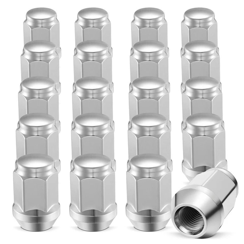 Chrome Acorn Lug Nuts For Chevy Classic Wheels 0