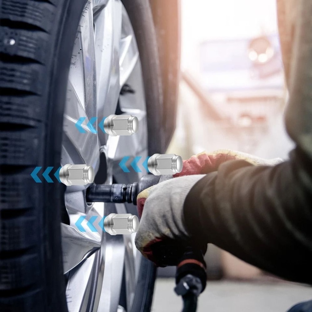 Chrome Acorn Lug Nuts For Chevy Classic Wheels 4