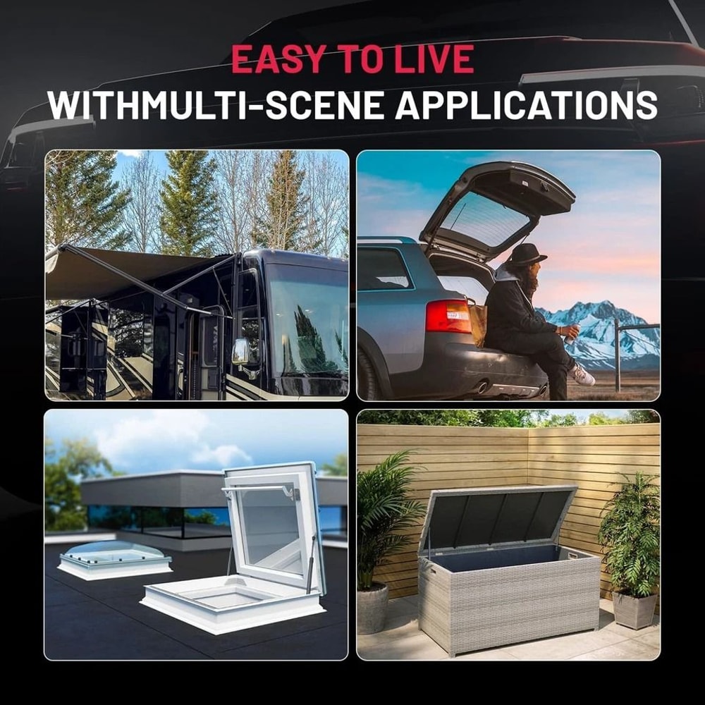 Heavy Duty Gas Strut 60lbs For RV Bed Lift Camper Lid Truck Cover Support 1