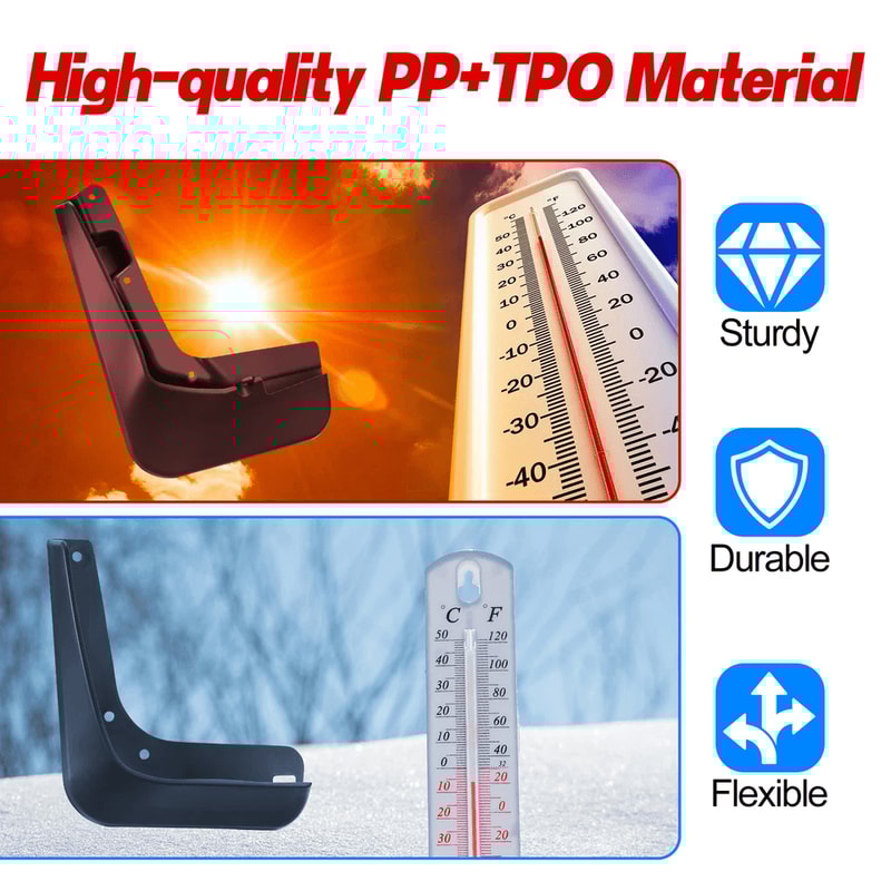 Ford Fusion Mud Flaps Splash Guards Set For Sedan 6