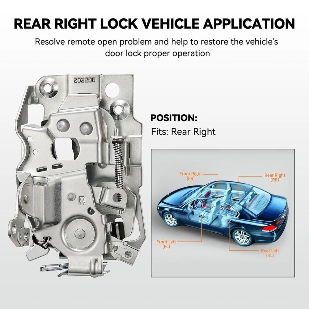 Toyota Rear Tailgate Lock Latch Actuator 3