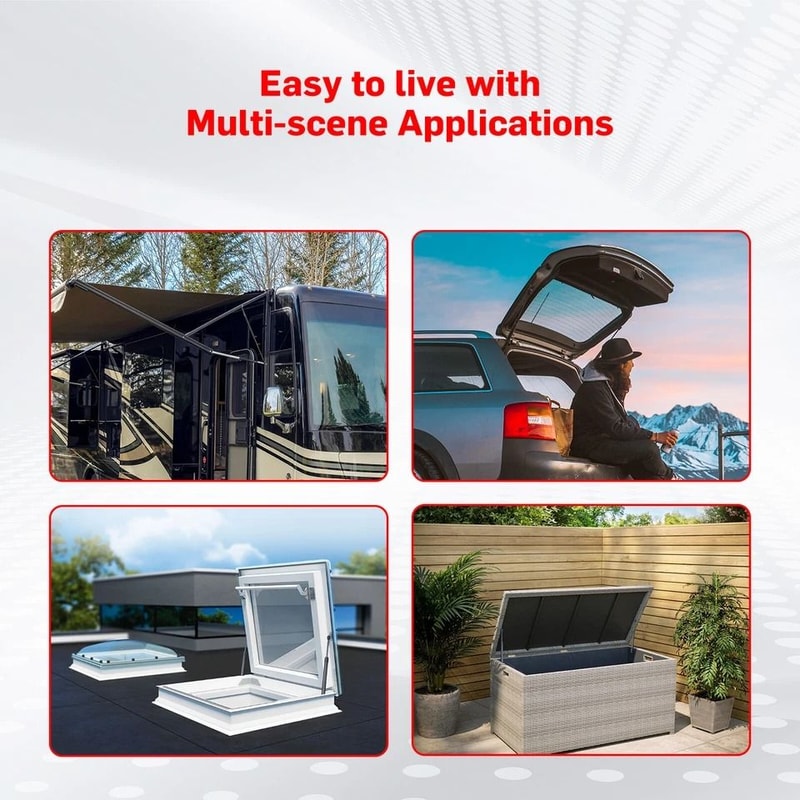 Gas Struts Lift Supports For Truck Tool Box Lids 2