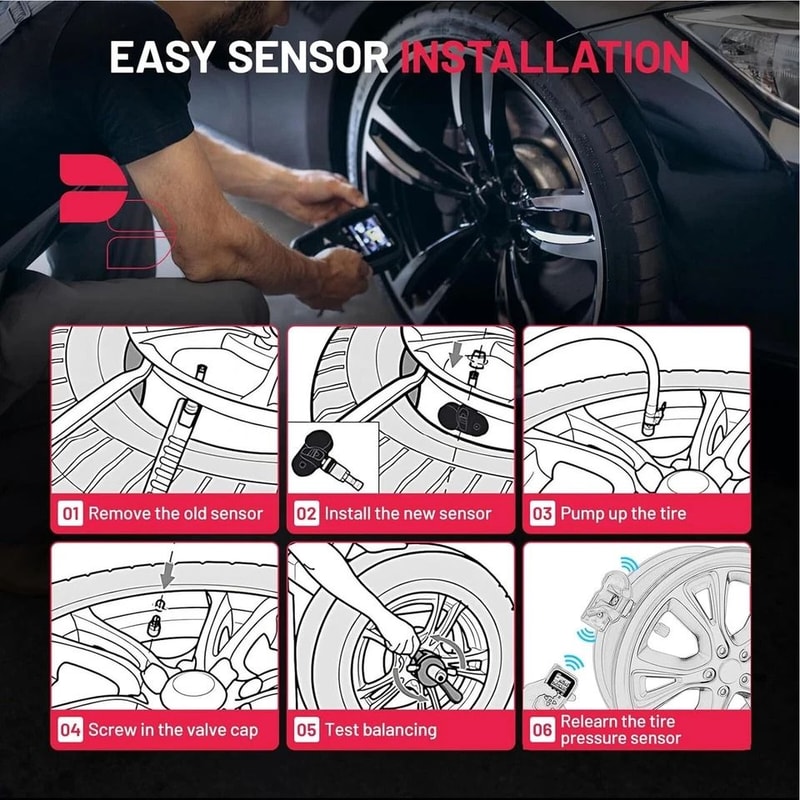 Programmed TPMS Sensor For Chevy GMC Cadillac 1