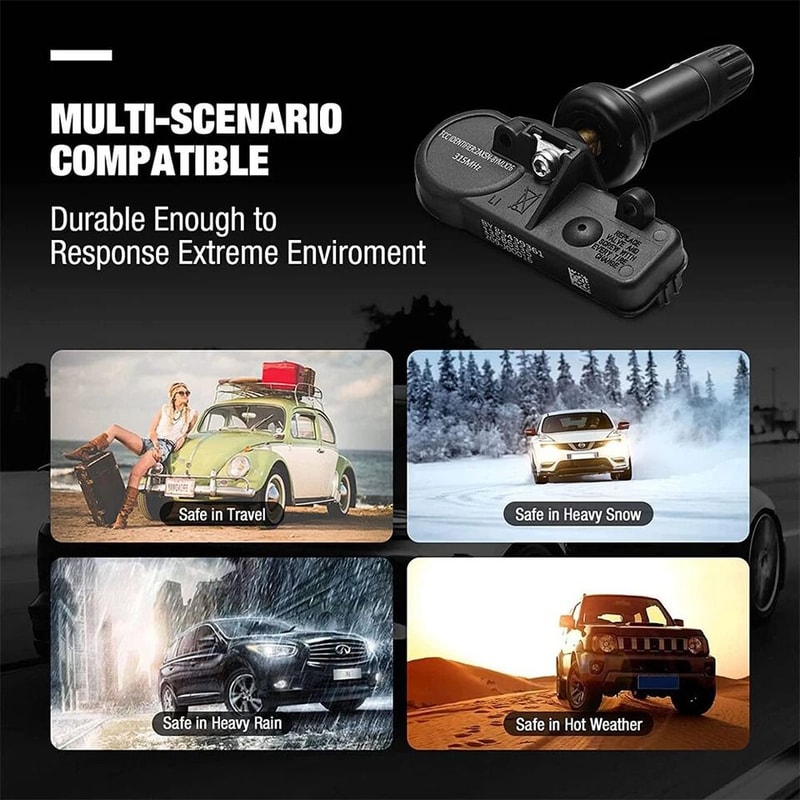 Programmed TPMS Sensor For Chevy GMC Cadillac 3