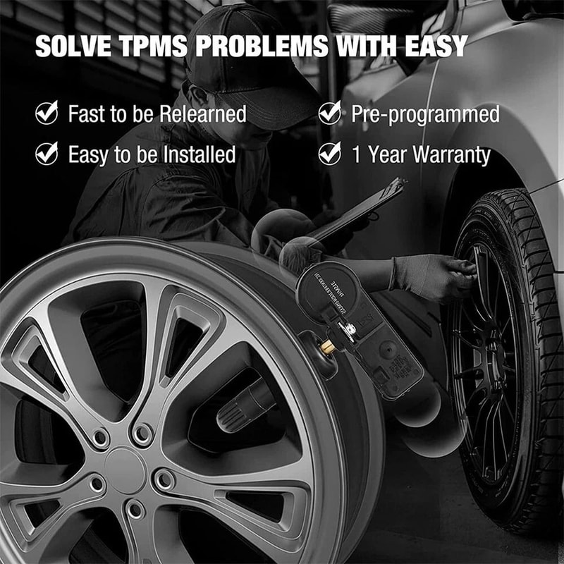 Programmed TPMS Sensor For Chevy GMC Cadillac 4