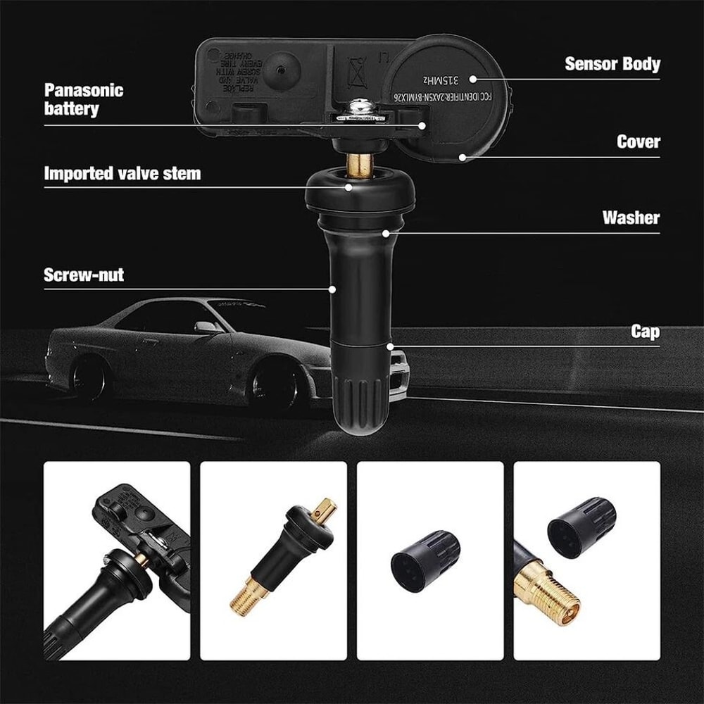 Programmed TPMS Sensor For Chevy GMC Cadillac 5