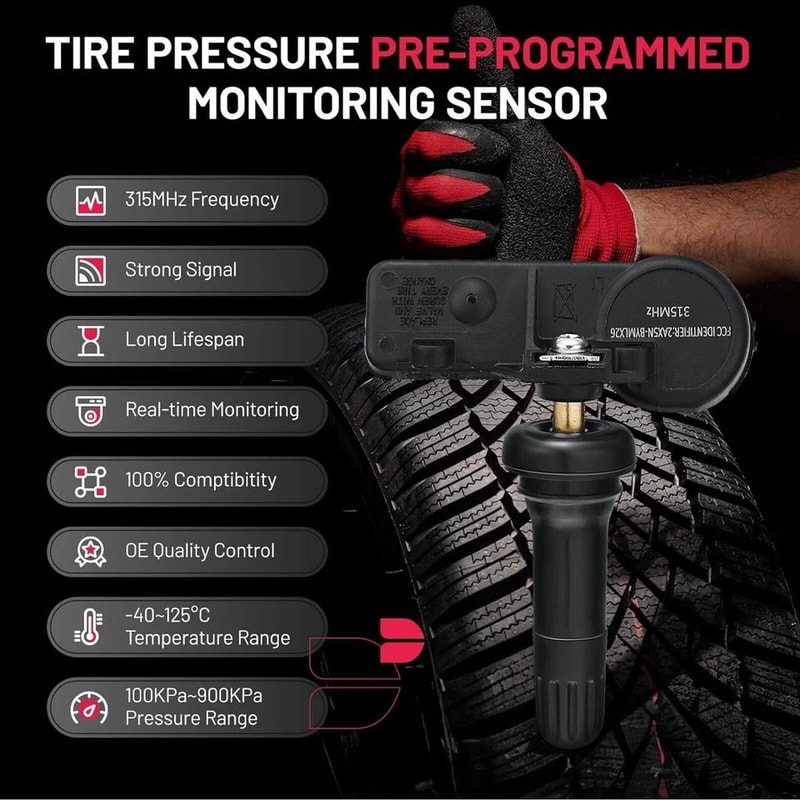Programmed TPMS Sensor For Chevy GMC Cadillac 6
