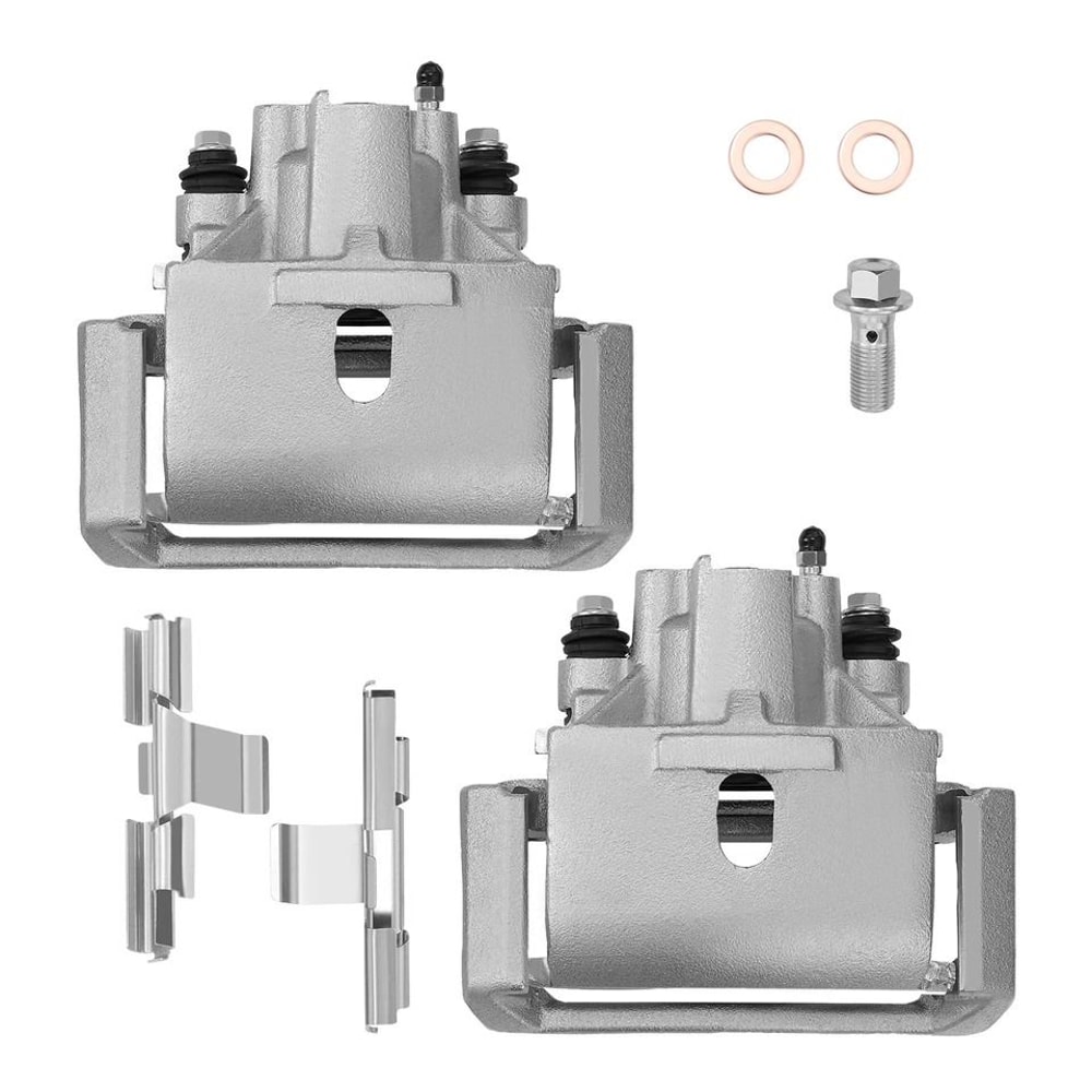 Dodge Ram Rear Brake Calipers Pair With Brackets 2