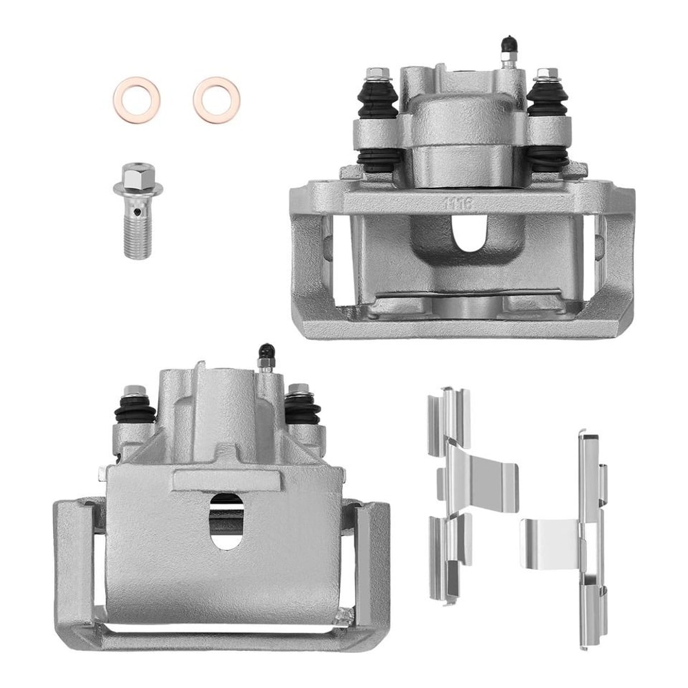 Dodge Ram Rear Brake Calipers Pair With Brackets 3
