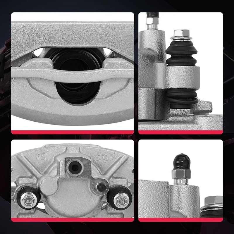 Dodge Ram Rear Brake Calipers Pair With Brackets 4