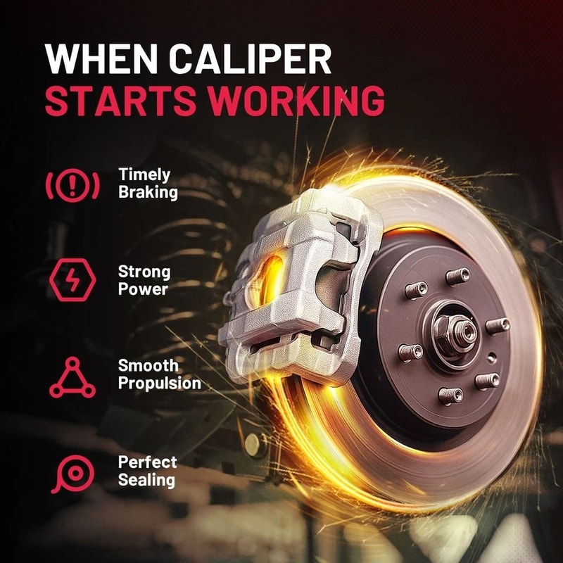 Dodge Ram Rear Brake Calipers Pair With Brackets 5