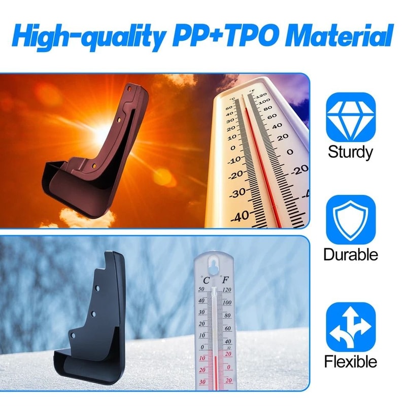 Jeep Cherokee Mud Flaps Front Rear Splash Guards Set Durable Protection Kit 4