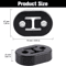 Universal Rubber Exhaust Hanger Support Kit For Secure Exhaust Mounting 3