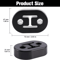 Universal Rubber Exhaust Hanger Support Kit For Secure Exhaust Mounting 3