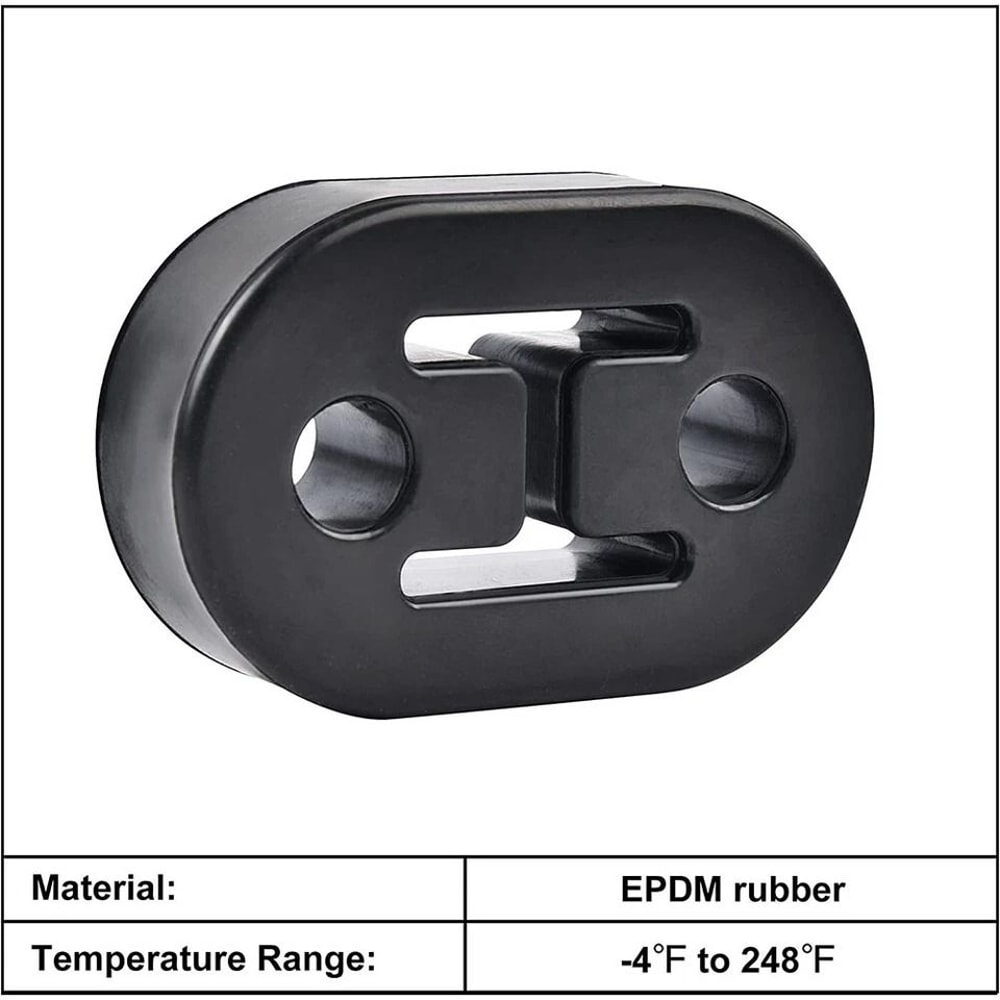 Universal Rubber Exhaust Hanger Support Kit For Secure Exhaust Mounting 6