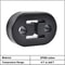 Universal Rubber Exhaust Hanger Support Kit For Secure Exhaust Mounting 6