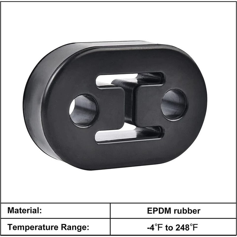 Universal Rubber Exhaust Hanger Support Kit For Secure Exhaust Mounting 6