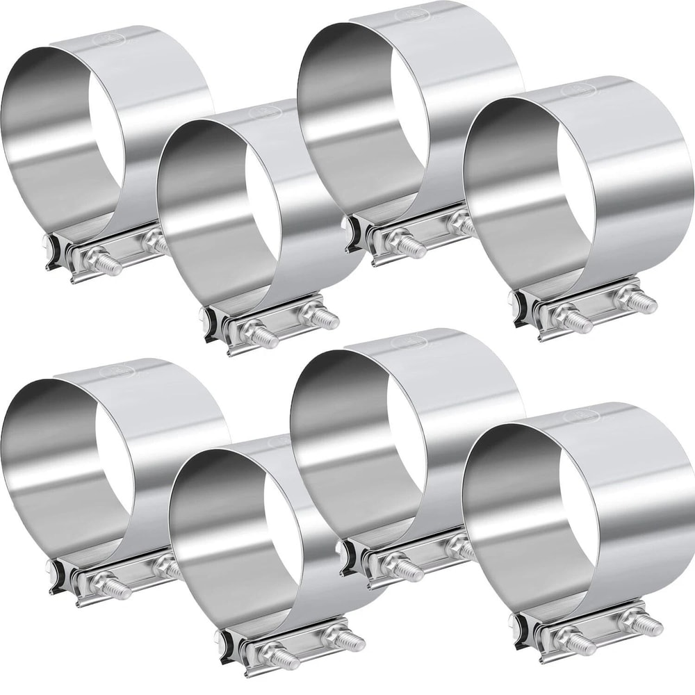 Stainless Exhaust Band Clamp For Catback Muffler Pipe 0