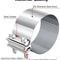 Stainless Exhaust Band Clamp For Catback Muffler Pipe 3