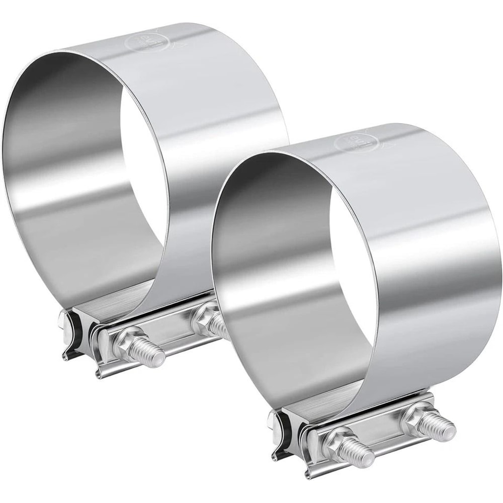 Stainless Exhaust Band Clamp For Catback Muffler Pipe 6