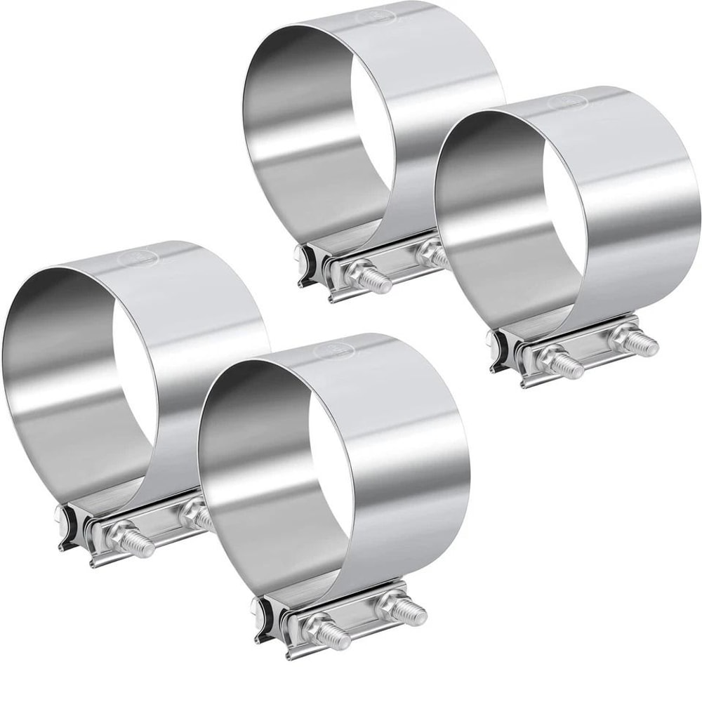 Stainless Exhaust Band Clamp For Catback Muffler Pipe 7