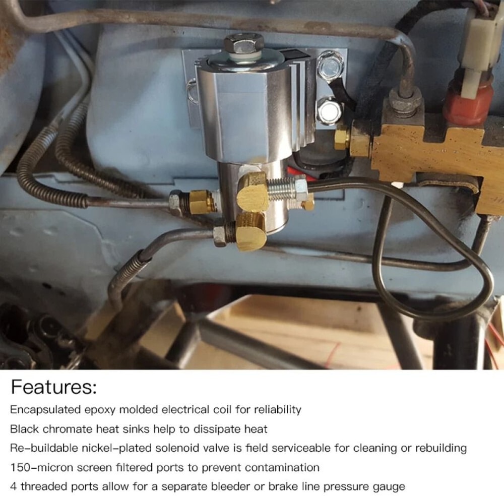 Front Line Lock Kit Brake Line And Fittings Install Assembly 2