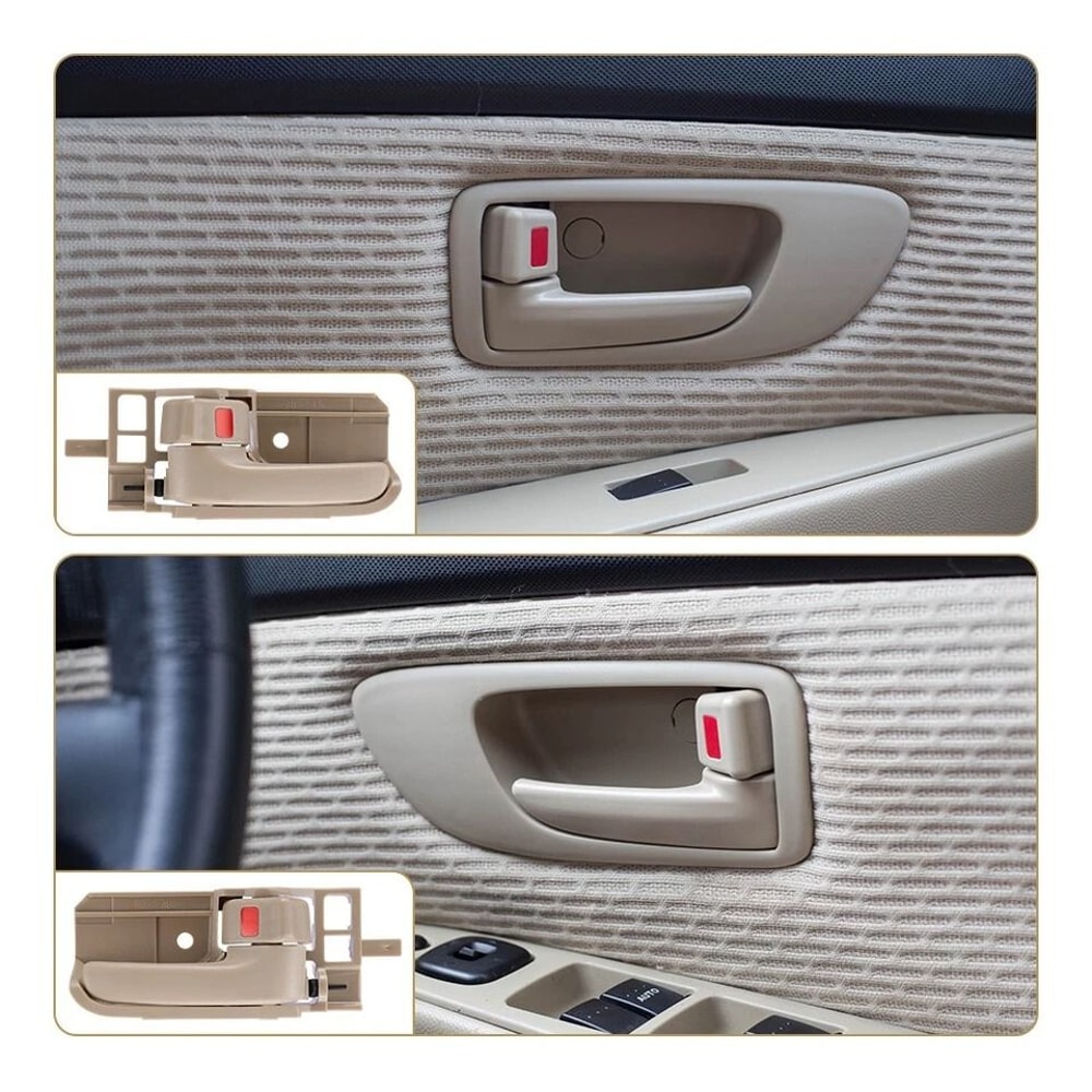 Scion Beige Interior Door Handle Set Left Right 3