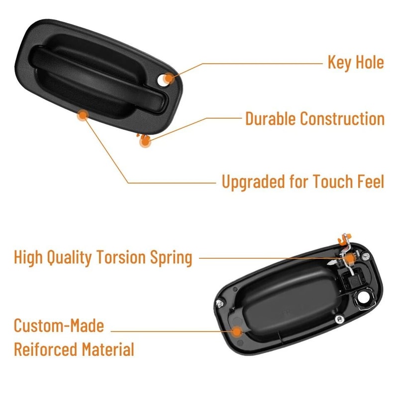 Chevy Silverado GMC Sierra Front Outside Door Handle Set 5