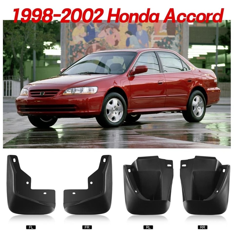 Honda Accord Mud Flaps Splash Guards Kit Sedan Set 8