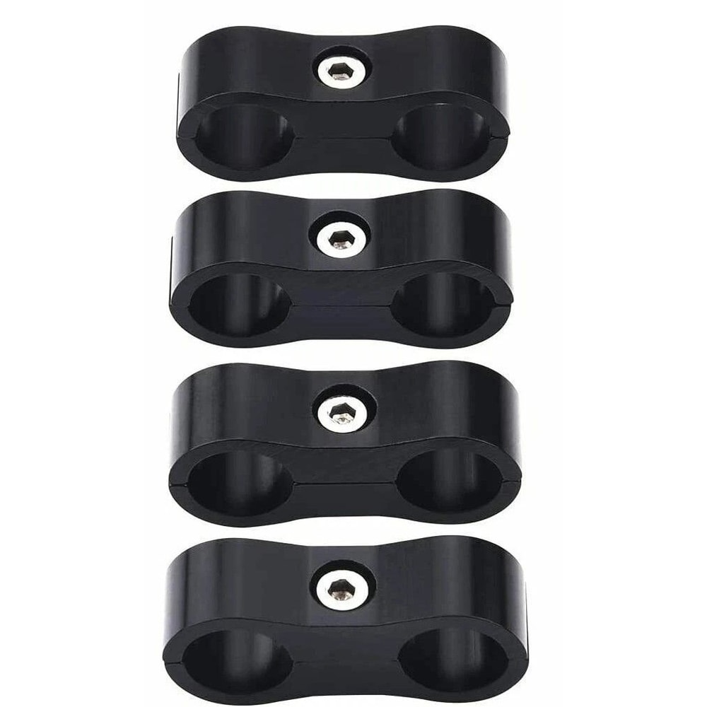 Aluminum Hose Separator Clamps For Fuel Oil Line 0