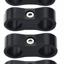 aluminum hose separator clamps for fuel oil line