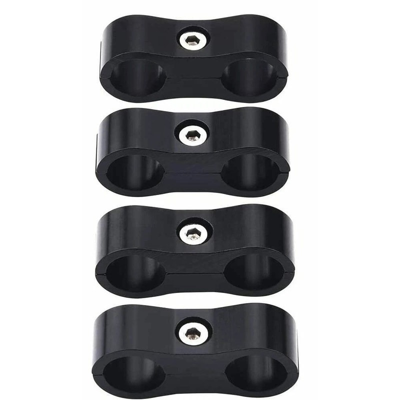 Aluminum Hose Separator Clamps For Fuel Oil Line 0