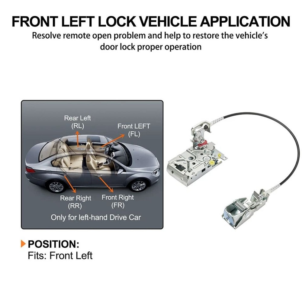 Ford Driver Side Door Lock Latch Assembly 4