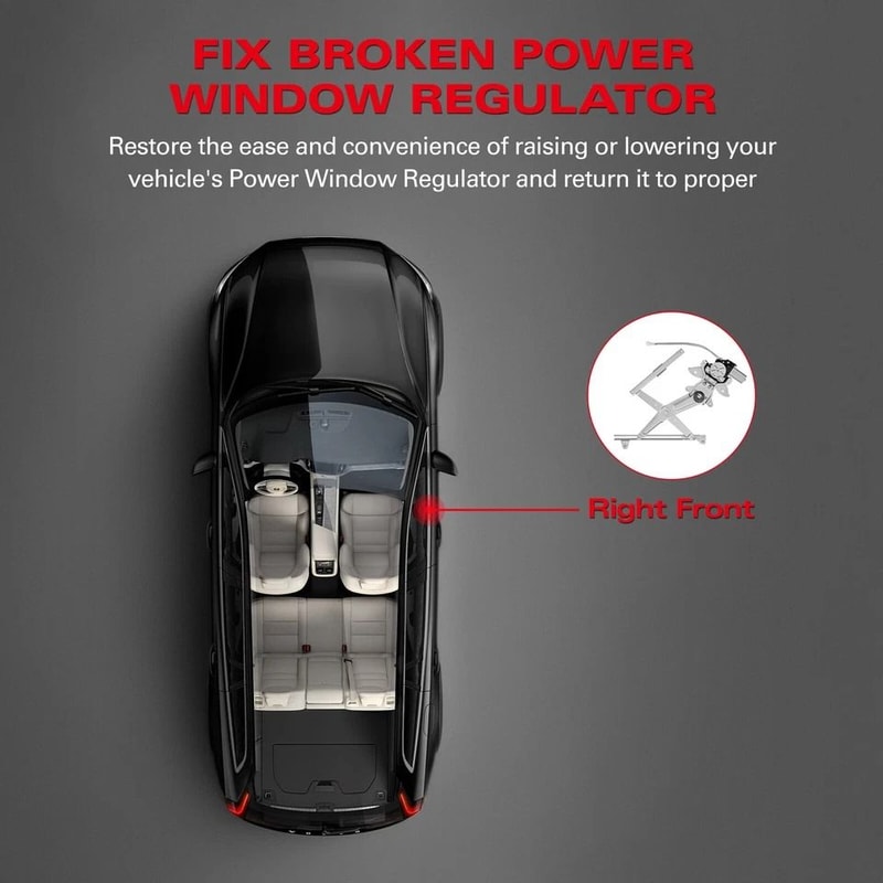 Front Passenger Side Power Window Regulator With Motor For Toyota Camry 4
