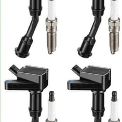 ignition coil pack & spark plugs for ford fusion, replacement parts for optimal engine perform