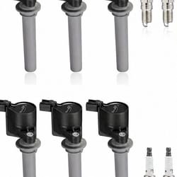 premium ignition coils & spark plugs replacement set for ford escape