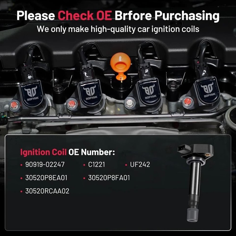 Ignition Coil Pack Set For Honda Odyssey 2