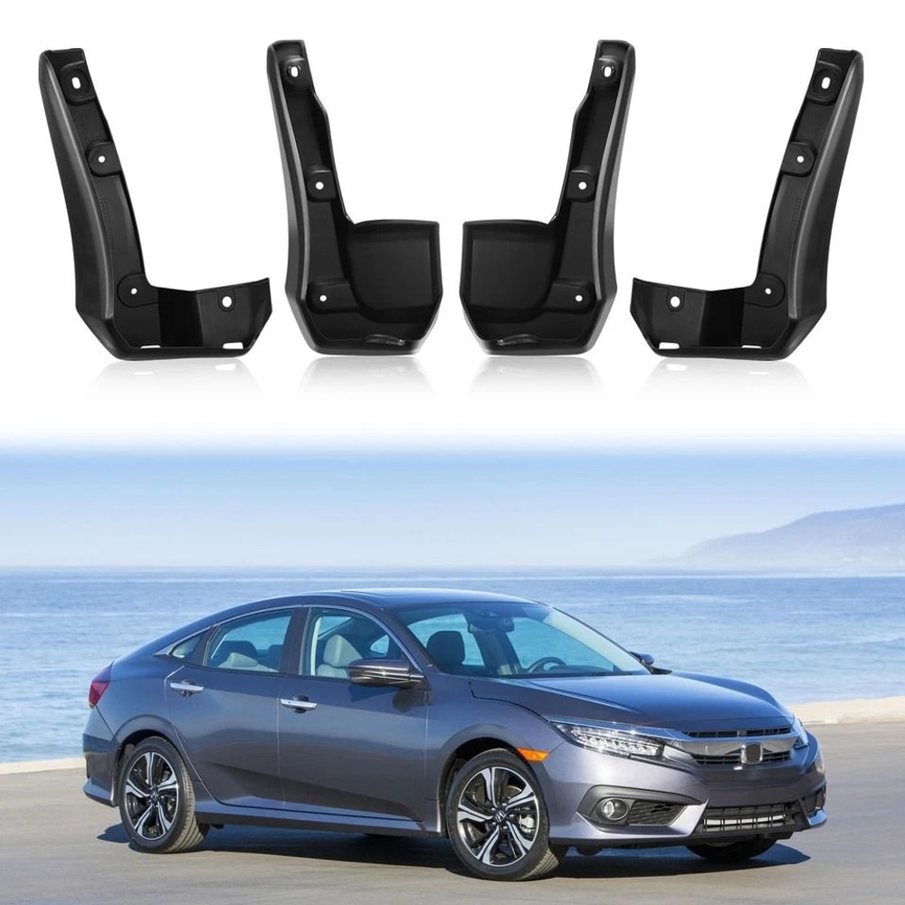Honda Civic Mud Flaps Splash Guards Set For Sedan 0