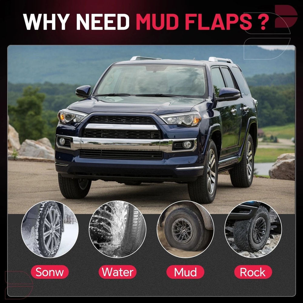 Toyota Runner Mud Flaps Front Rear Splash Guards 1