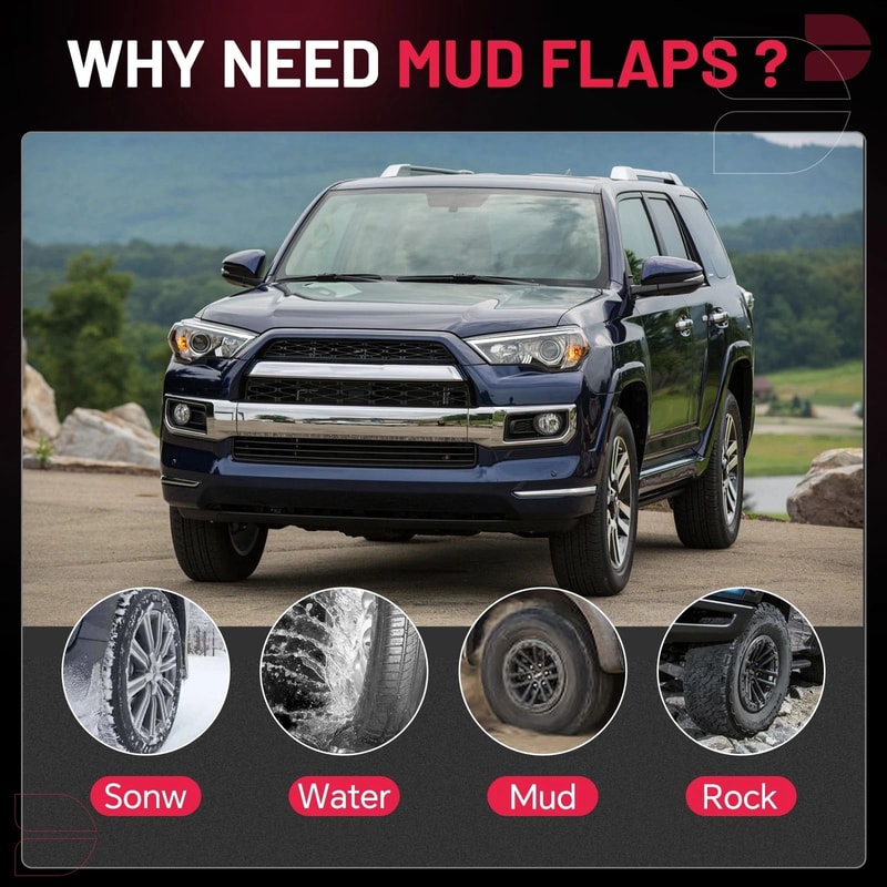 Toyota Runner Mud Flaps Front Rear Splash Guards 1