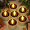 Solar Tea Lights Outdoor Waterproof Flameless Candles 6