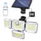 LED Solar Security Light With Motion Sensor Waterproof Wall Lamp 0