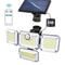 LED Solar Security Light With Motion Sensor Waterproof Wall Lamp 0