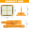 Solar Work Light 100W Rechargeable LED Camping Light 2