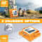 Solar Work Light 100W Rechargeable LED Camping Light 7