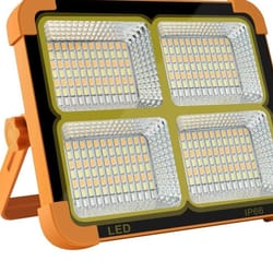 solar work light rechargeable led camping light